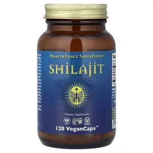 HealthForce Superfoods Shilajit, 120 Vegan Caps (200 mg per Capsule)