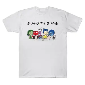 E·M·O·T·I·O·N·S T-Shirt, Movie Shirt, Inside Out T-Shirt, Unisex T-shirt, Cotton Tee, Hot Shirt, Top Fits Womenswear Menswear Breathable Casual Tshirt Outfit