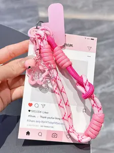 Star Bell Rope Bag Pendants – Cute Bag Charm Decoration Pendant with Braided Wrist Strap, Anti-Lost Keychain & Bag Chain Charms for Backpack Purse, Perfect for Daily Casual Style & Cute Accessory Lovers, Backpack Accessories