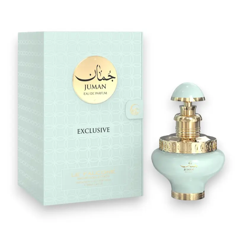 Le Falcone | Juman | Exclusive | Women's Fragrance | 100 ML - 3.4 OZ | Eau De Parfum | Champagne Rose - Peach Blossom & White Musk