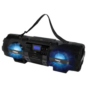 Naxa MP3/CD Bass Reflex Boombox and PA System with Bluetooth
