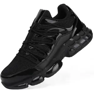 Men's and Women's Steel Toe Shoes Composite Toe Shoes Indestructible Safety Shoes Lightweight Steel Toe Sports Shoes Anti-Slip Anti-Puncture Air Cushion Breathable Industrial Construction Work Shoes