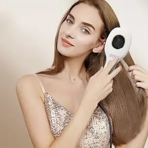 Electric massage comb, soothes the scalp, enhances hair appearance, makes hair strands smoother.