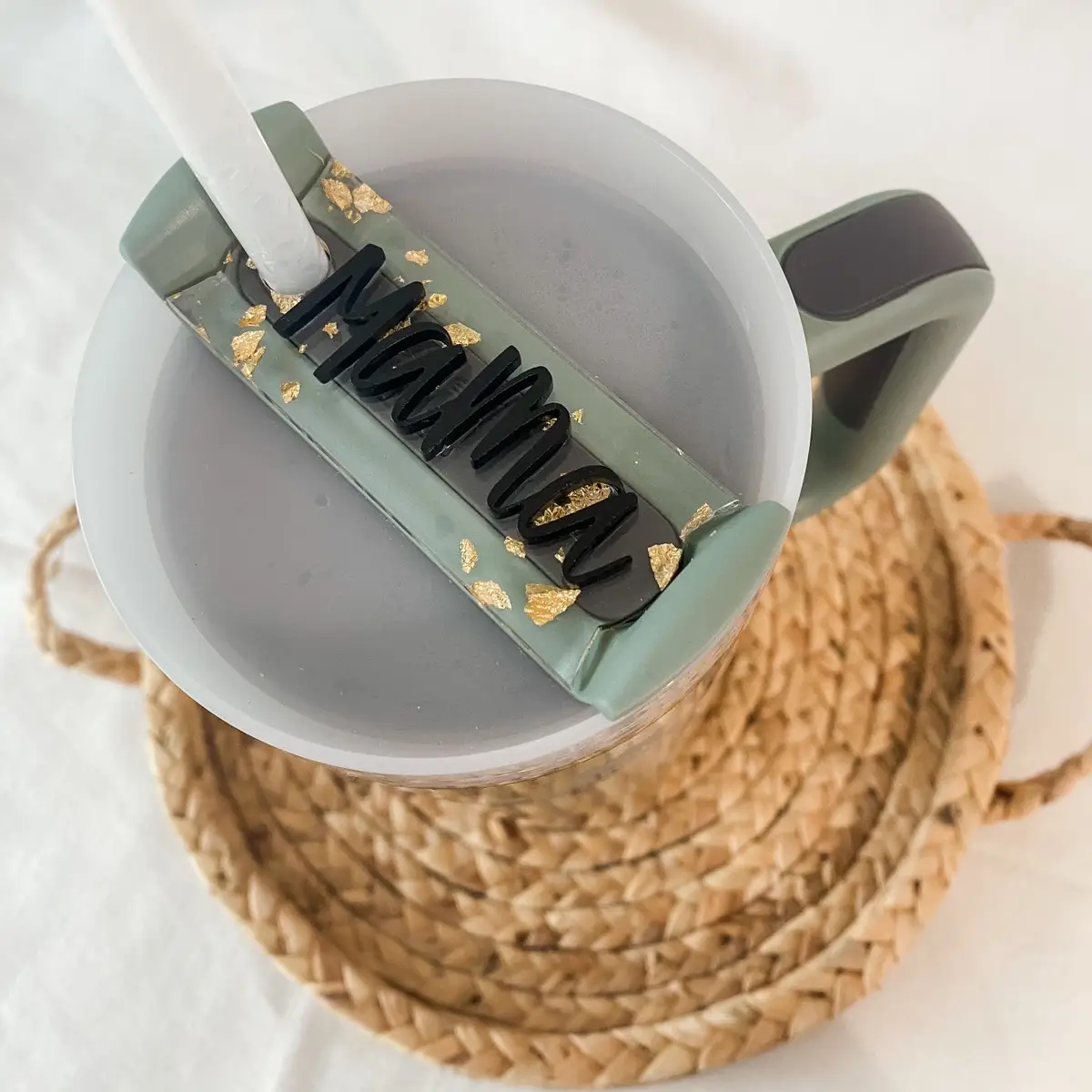 Gold Flake base St@nley Acrylic Name Plate