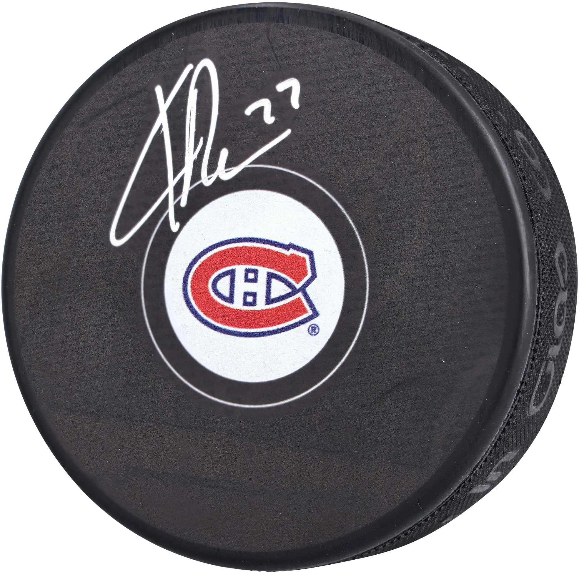 Kirby Dach Montreal Canadiens Autographed Hockey Puck - Fanatics Authentic Certified