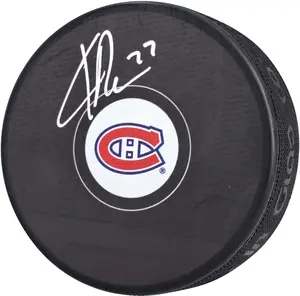 Kirby Dach Montreal Canadiens Autographed Hockey Puck - Fanatics Authentic Certified