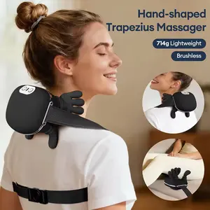 Portable 4D Bionic Hand Neck & Shoulder Massager with Heat Therapy. Mother's Day Gift