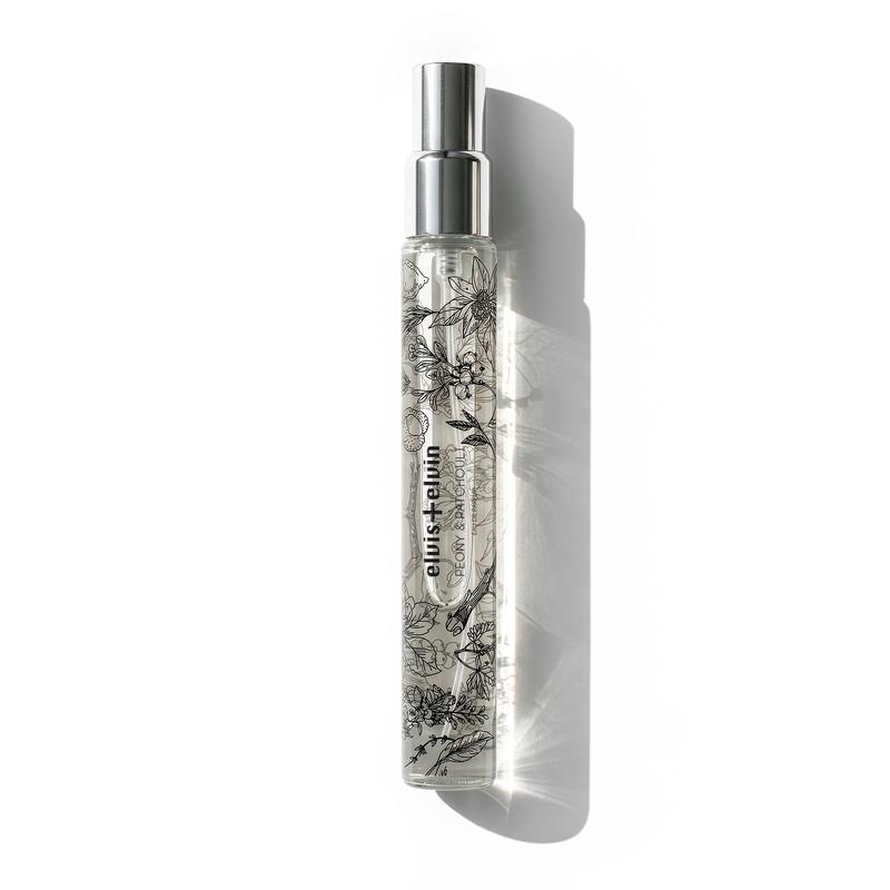 elvis+elvin Peony & Patchouli Unisex Eau de Parfum - Clean Vegan, Cruelty-Free, Organic Cane Alcohol, Mist Spray Bottle, EU Standards, Crisp Lemon Start, Ambermusk Finish, Fresh Floral Scent with Peony, Freesia, Jasmine, Patchouli