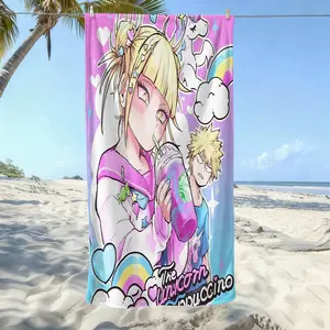 Toga Himiko theme beach towels are suitable for the seaside, sunset in the evening, Christmas gifts to add happiness to the family, and also fit the island vacation beach party. Valentine's Day gifts are romantic for lovers.