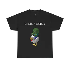 "Chicken Jockey" Funny Minecraft T-Shirt