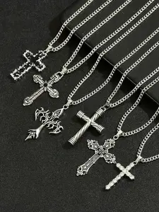 The trendy and fashionable cross pendant necklace comes in a variety of styles, suitable for daily wear, vacation dates, and other occasions. It is also a surprising and exquisite small gift. Cross Necklaces