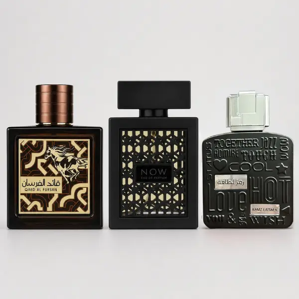 Ramz silver+ Qaed Al Fursan Untamed + Rave Now Black