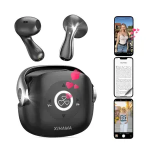 xihama B5 4-in-1 Scrolling Remote Control for TikTok YouTube IG Short Videos with Earbuds Wireless Bluetooth,Page Turner for Kindle App,Camera Shutter Remote for | iPhone | Android | iOS | iPad | Tablet | White