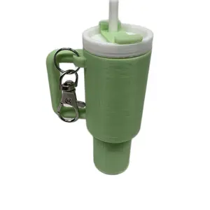 Mini Water Cup and Chapstick Holder Key Chain