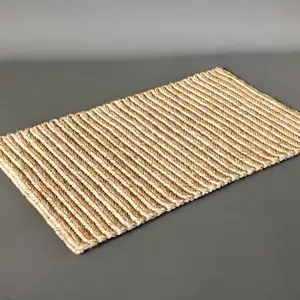 Natural Entryway Rug, Natural Sisal Mat, Braided Welcome Mat, Floormat, Runner, Indoor Doormat, Bedside, Accent Rug, Custom Size