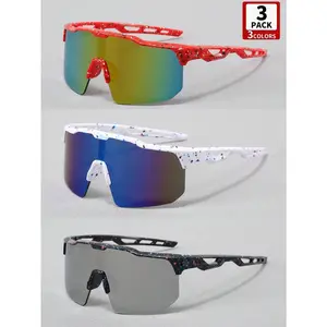3pcs Kids' Sports Glasses - Glasses For Boys And Girls, Outdoor Running Cycling Tennis Ball Baseball Eyewear, Fashionable Festival Gifts