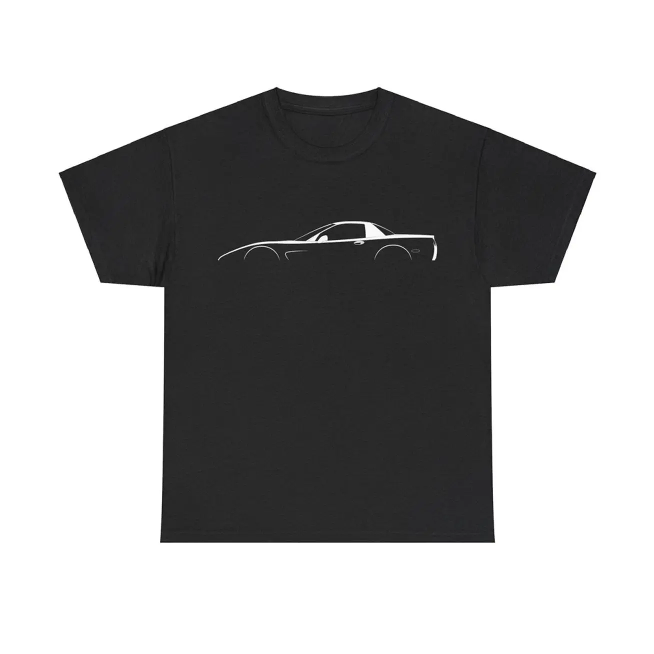 Corvette C5 Silhouette Car T-shirt Sweatshirt Hoodie, Car Enthusiast and Fans Gift