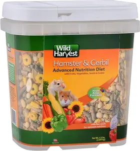 Wild Harvest WH-83543 Wild Harvest Advanced Nutrition Diet for Hamsters or Gerbils, 4.5-Pound