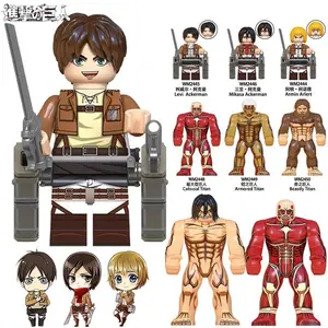 Attack on Titan Action Figure Toys for Boys Girls Eren Jaeger Model Ornament Mikasa Levi Ackerman Desktop Decor Birthdays Gifts popular