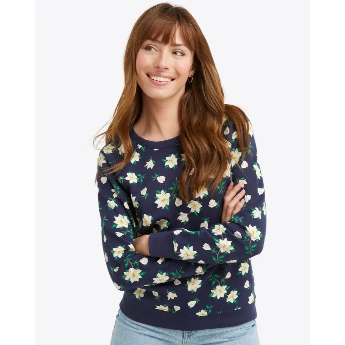 Natalie Sweatshirt in Magnolia