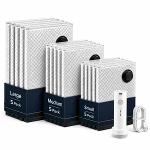 Travel Vacuum Storage Bags Set | USB Rechargeable Wireless Hand Pump | 9/15 Pack, Space-Saving & Portable,SummerWins, DealsForYouDays