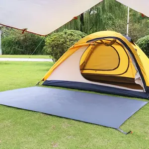 Durable All-Season Waterproof Tarp - Thick Oxford Ground Sheet for Camping, Beach & Sun Protection; Easy-Care