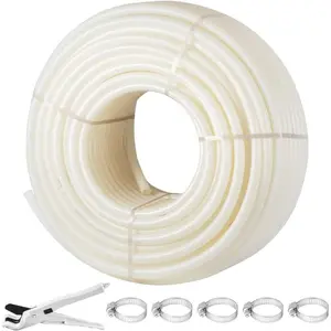 VEVOR Pex Tubing, 1 Pex Pipe 300ft Flexible Pex Hose Non Oxygen Barrier Pex Tube Coil 80 - 160psi Pex Water Line Blue Pex Piping for Hot Cold Water Plumbing Open Loop Radiant Floor Heating System