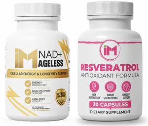 Vital Energy Duo | Daily Energy & Vitality Support | NAD+ & Resveratrol Antioxidant Stack