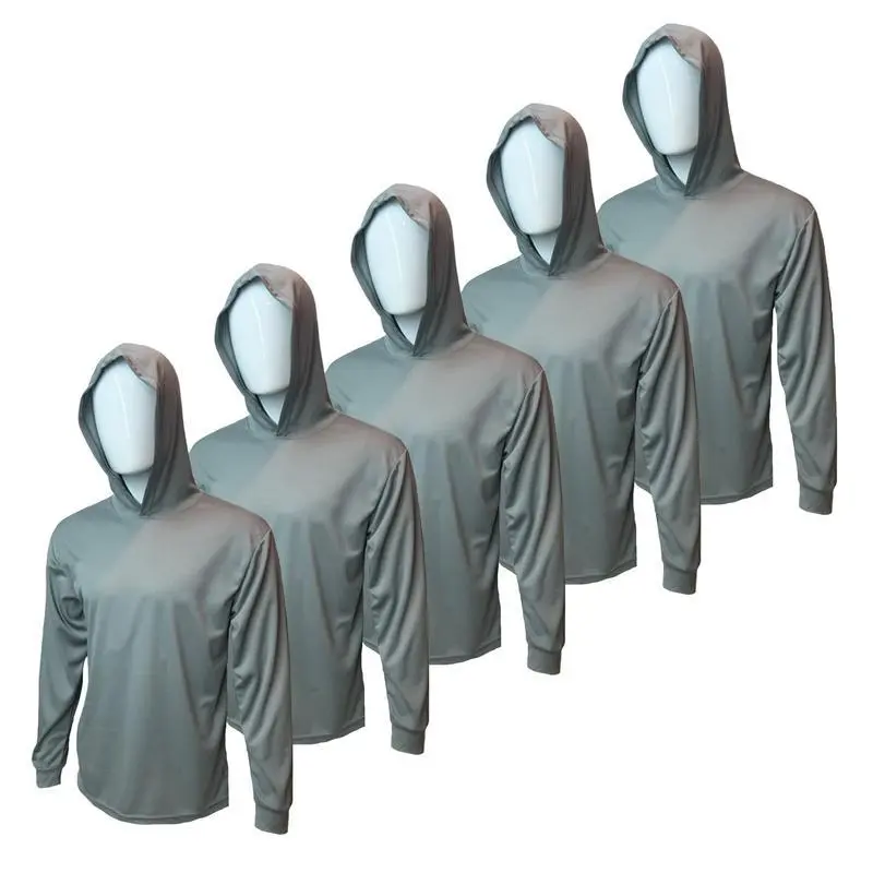 5 PACK SHIRT DARK GREY HOODIE SHIRT ST90