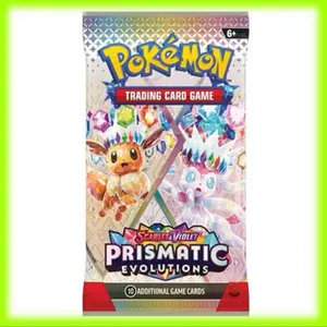 Pokémon Scarlet & Violet Prismatic Evolutions Trading Card Game - 10 Additional Game Cards for Collectors