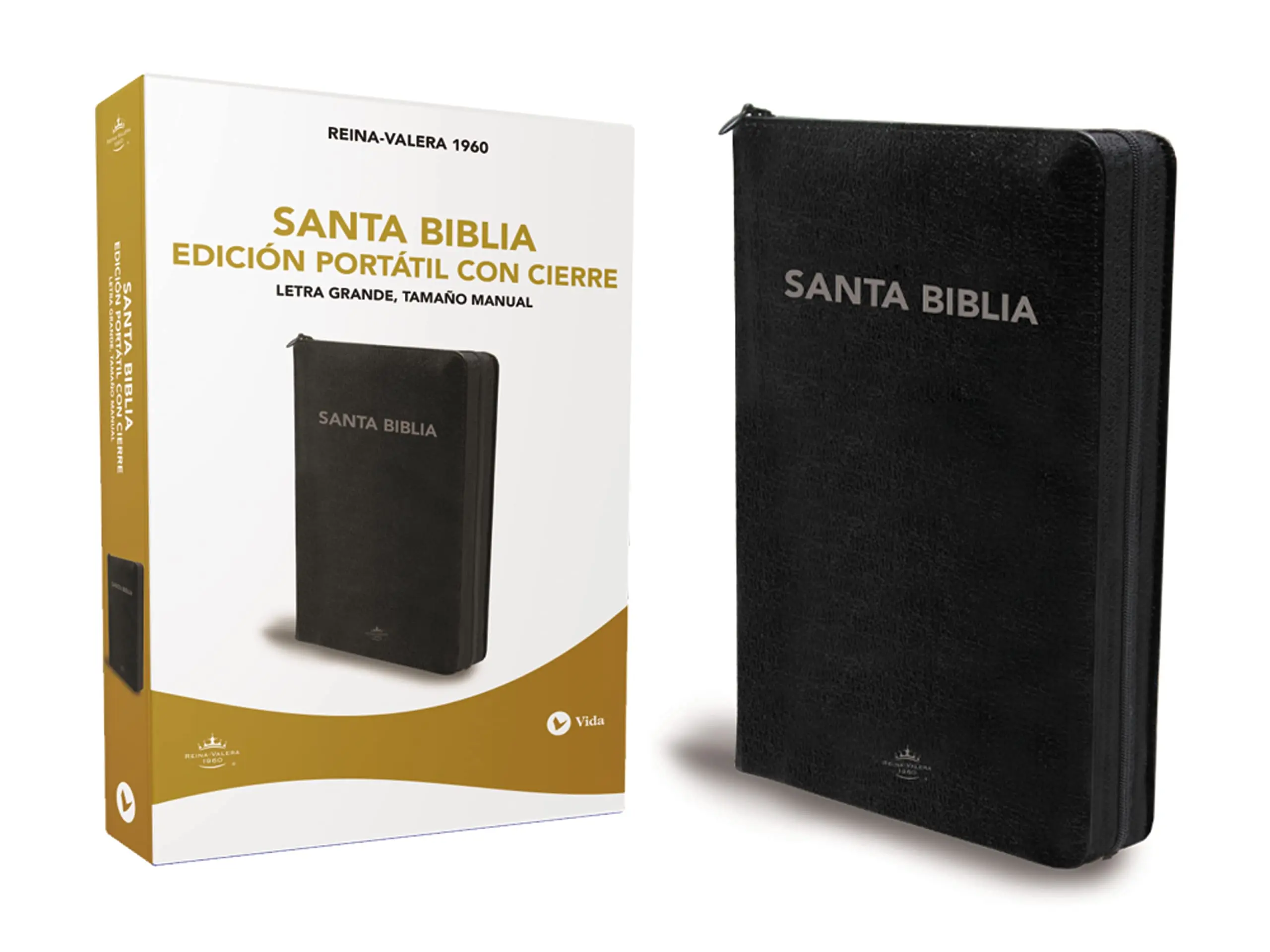 Santa Biblia Rvr1960- Edicion Portatil Con Cremallera -- Rvr 1960- Reina Valera 1960 - Bible
