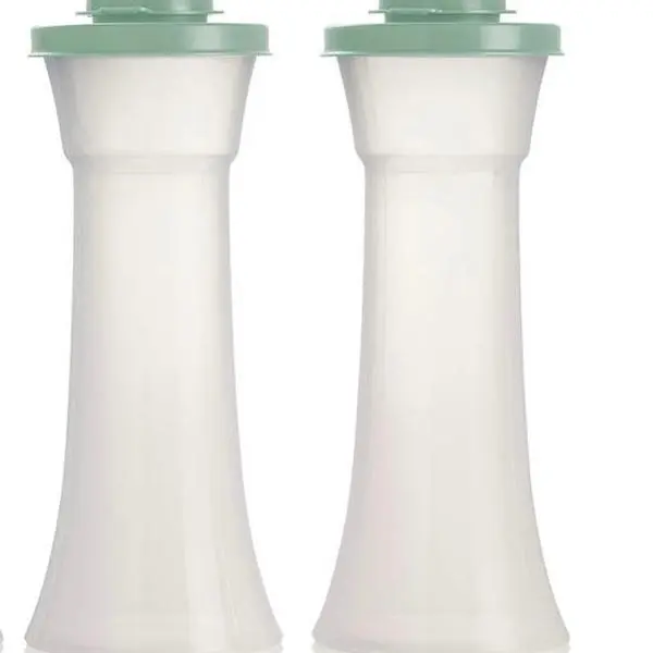 LARGE HOURGLASS SALT AND PEPPER SHAKERS Containers Utensils