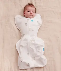 Swaddle Up™ 1.0 TOG Cotton White Cloud Bunnies