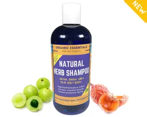 Organic Amla, Shikakai, Reetha Soapnuts, Tulsi Shampoo - Natural Organic Shampoo
