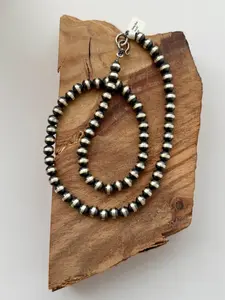 Sterling Pearls - Sterling Silver Necklace- 8MM - 22" Length