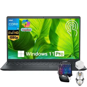 Dell 15.6" FHD Touchscreen Laptop | Intel i5 13th Gen | 8GB/16GB/32GB RAM, 512GB/1TB/2TB SSD | Windows 11 Pro | Carbon Black