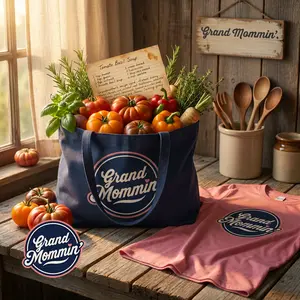 Grand Mommin’ Jumbo Tote + Tee Bundle