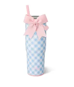 Gingham Leakproof To-Go Tumbler 30oz