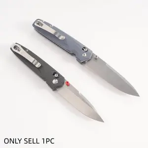 1pc 485 Folding Knife, High-Quality Tool, Lightweight Pocket Knife, Fruit Knife, Kitchen Essential, Carbon Fiber/g10 Handle, Camping Gift