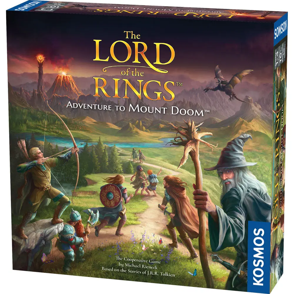 The Lord of the Rings Mount Doom Adventure Board Game, Strategy Game for Fantasy Fans, Toys & Hobbies Collectible
