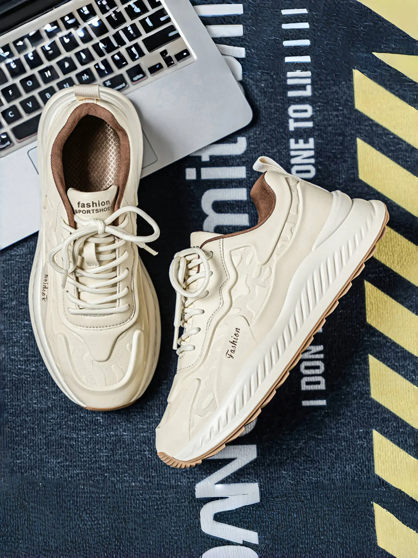 Men's Height Increase Dad Shoes | Breathable Platform Sneakers | Modern Everyday Wear