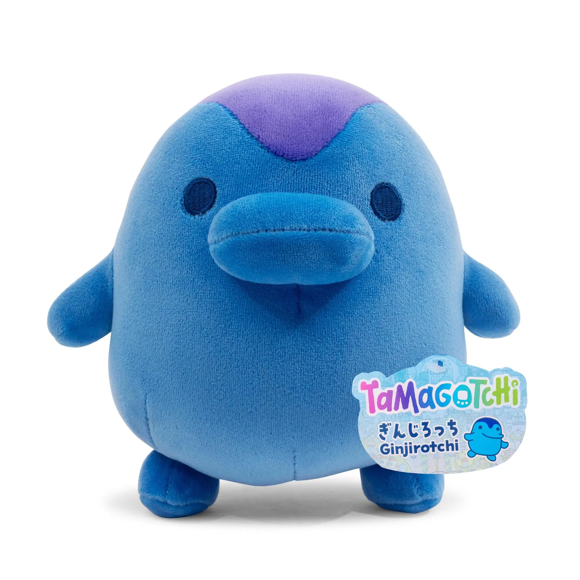 Tamagotchi Ginjirotchi 6-Inch Collector Plush, Cartoon Creature Collectible for Toys & Hobbies Enthusiasts, Stuffed Toys Category Item, Collectibles