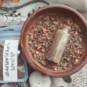 Underworld Herb Blend, Death Witch Herb Blend, Chthonic Deity Herbs, Underworld God Offerings, Hekate Deipnon Offering, Hades Herb Blend