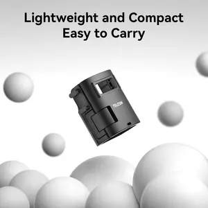 TELESIN Expansion Adapter for Xtra Muse,DJI Osmo Pocket 4/3,Dual Cold Shoe Protective Cage with Removable Dual Claw Adapter Front/Back Switch Safety Lock,Quick Release