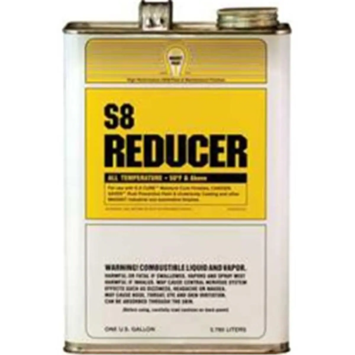 S8-01 1 gal Reducer-Infused Chassis Saver Paint Thinner Can, High-Quality Modern Home Improvement Building & Paint Supplies Product, 1 Gallon