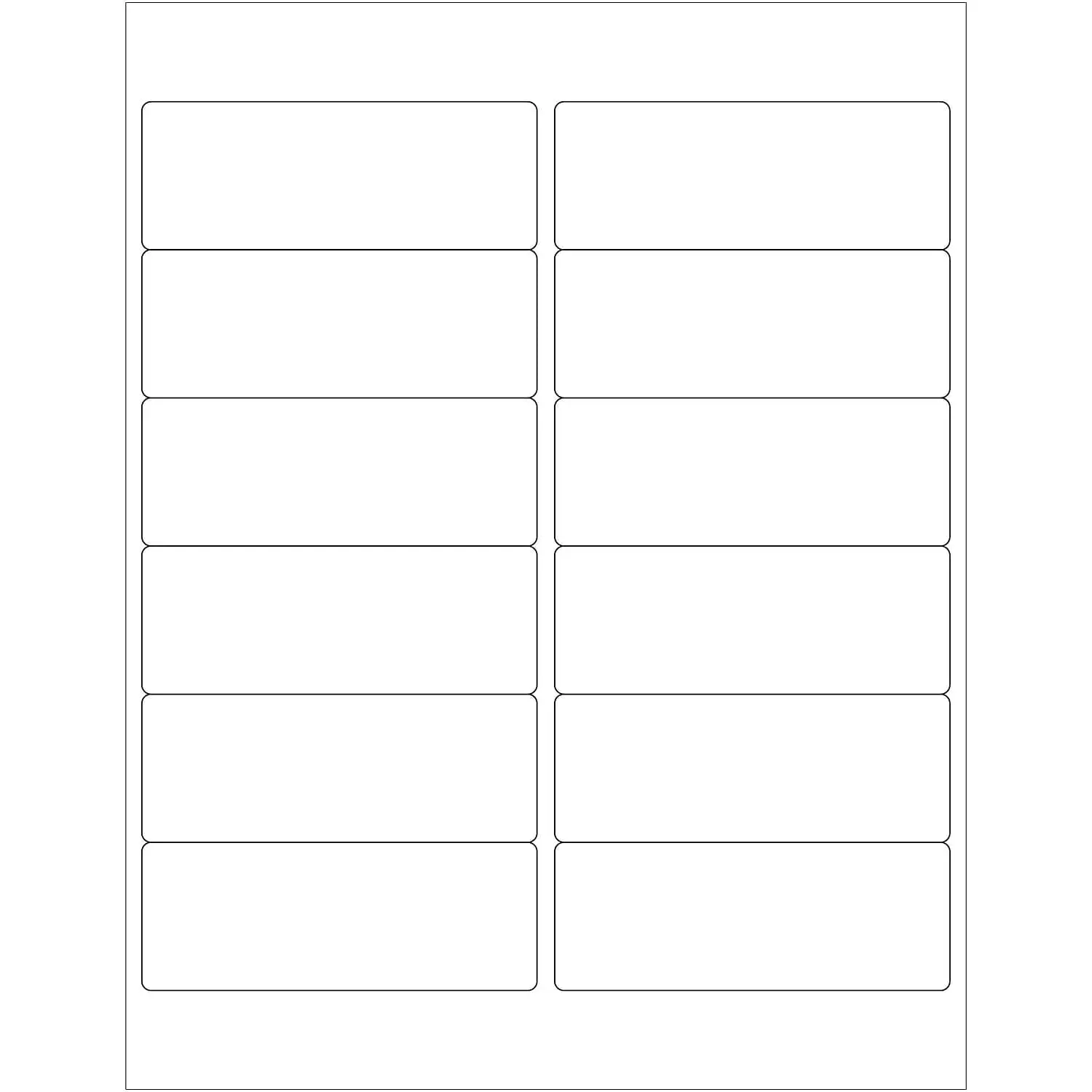Permanently Attached Self-Adhesive Rectangular Mailing Labels & Stickers, 1.5"h x 4" W Print-Ready Office Supplies, Pack of 1200, Works with Laser & Inkjet Printers, for Glass Surfaces, Works With Laser And Ink Jet Printers