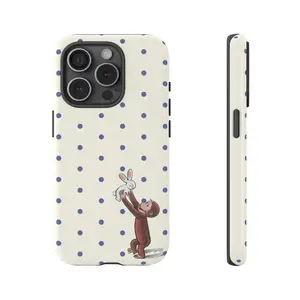 Cute Monkey Cartoon Phone Case for iPhone 17/16/15/14/13/12/11 – Shockproof Protective Tech Accessories, Drop-Protection Casing for Mobile Devices, Best Gift for Kids