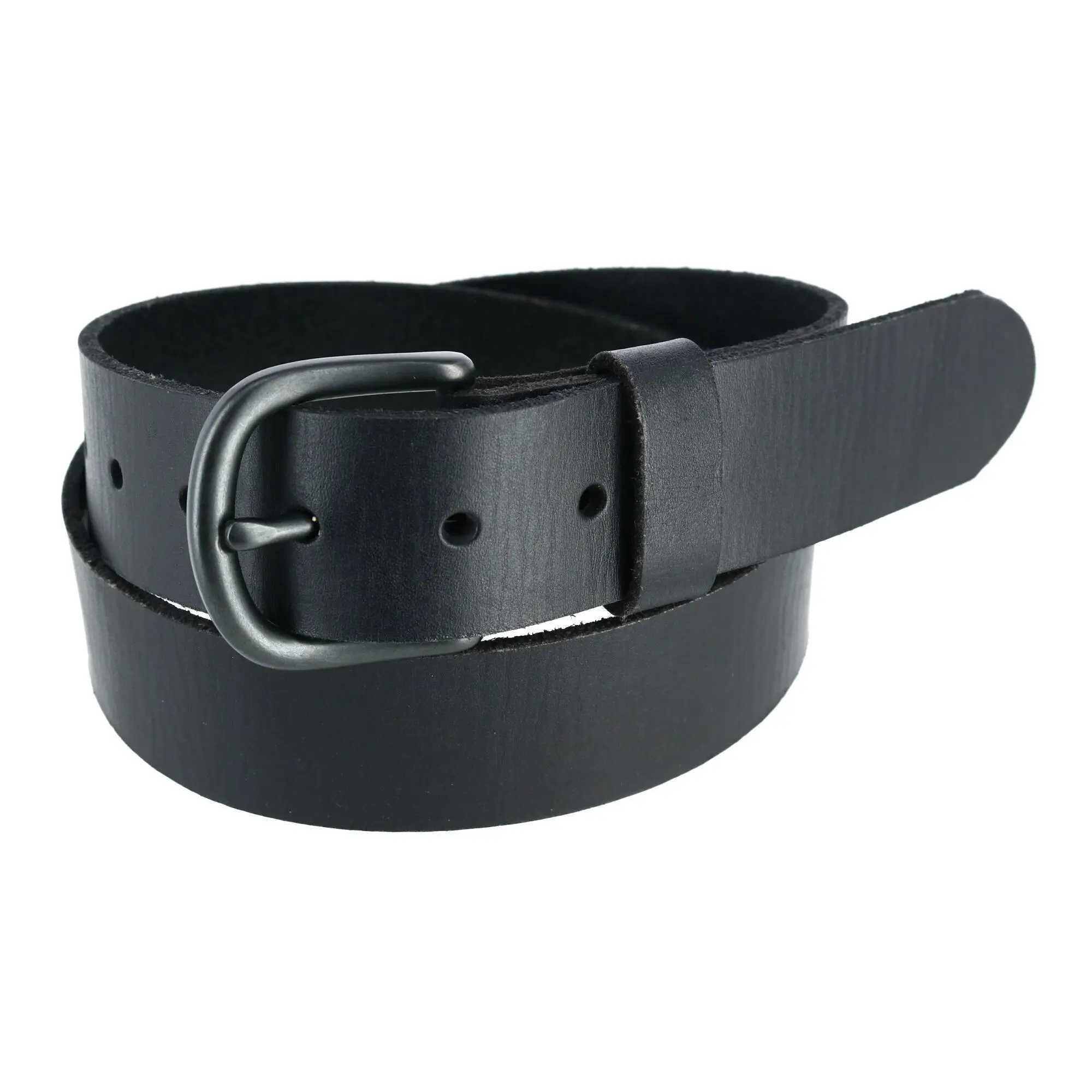 Wrangler Men's Heavy-Duty Vegetable-Tanned Leather Belt - Embossed Phoenix, Secure Metal Buckle, Silver, Distressed Casual Waist Accessory