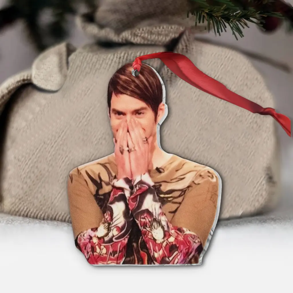 Stefon Christmas Tree Ornament, Funny Ornament, Funny Christmas Gag Gift Ceramic Decoration, Holiday Decoration Hanging Ornaments, Christmas Tree Decorations - scs15430