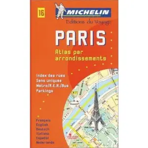 USED-Michelin Paris Pocket Atlas (by Arrondissements) Map No. 16 by Michelin Travel Publications (Paperback)
